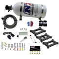 Holley 2 Barrel Nitrous System 3 Plate Gasoline 50-300Hp mit 10Lb Flasche Nitrous Express NX 30026-10