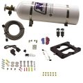 Q-Jet Holley Spreadbore Hitman Nitrous System 100-150-200Hp mit 15Lb Flasche Nitrous Express NX 40080-15