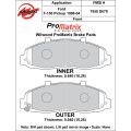 Brake Pads Wilwood 150-D0679K PM ProMatrix D679 Street Performance Racing Pads .64