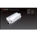 Oval body muffler XForce 4x8x18