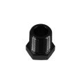 Adapter 1/4 NPT Hex Head Socket Blanking Plug Bung Blocker Male Fuel Oil Black
