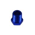 Adapter 3/4 NPT Hex Head Socket Blanking Plug Bung Blocker Male Fuel Oil Blue