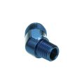 AN10 - 3/8 NPT 45' Fitting Adapter Mänlich-Mänlich Blau