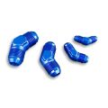 Adapter AN12 45' male-male coupler hose fitting Blue