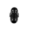 AN12 AN- 12 Adapter male-male with Inline port 1/8 NPT Fuel Oil Pressure Black