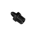 AN4 JIC Flare To 3/8 NPT Straight Hose Fitting Adapter Black