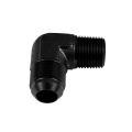 Adapter AN6-1/4 NPT 90' male-male coupler hose fitting Black