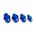 Nippel-Stecker-Stecker AN4/AN6 Blau