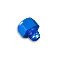 Adapter AN6 female to AN4 male JIC reducer hose fitting Blue