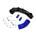 Charge pipe BMW N54 135i 335i 1M with flange for BOV 50mm Blau