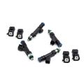 DeatschWerks 4 fuel injectors kit 440cc/min, Chevrolet Cruze RS 1.4L Turbo 2011-15, Chevrolet Sonic RS 1.4L Turbo 2013-17, Holden Barina RS 1.4L Turbo 2013-16, Jeep Wrangler 2.5L L4 1997-2002