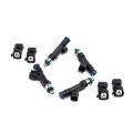 DeatschWerks 4 fuel injectors kit 650cc/min, Chevrolet Cruze RS 1.4L Turbo 2011-15, Chevrolet Sonic RS 1.4L Turbo 2013-17, Holden Barina RS 1.4L Turbo 2013-16, Jeep Wrangler 2.5L L4 1997-2002
