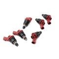 DeatschWerks Set mit 6 Einspritzdüsen 270cc/min Side Feed für Nissan 300zx 90-96 (Adapter seit einigen Jahren erforderlich)