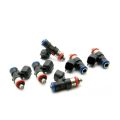 DeatschWerks 6 fuel injectors kit 950cc/min 90lb/hr, Ford Mustang V6 2011+ 3.7L V6, EV14 Universal 40mm
