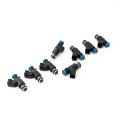 DeatschWerks 8 fuel injectors kit 585cc/min (56lb/hr), All petrol engines Vortec V8 (4.8L, 5.3L, 6.0L, 6.2L) 07-13