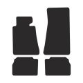 FMIC Performance Premium velor car floor mats for BMW 5 E34  1988-1994