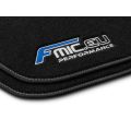 FMIC Performance Premium velor car floor mats for MERCEDES A W169 2004-2012 2 stoppers