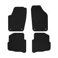 FMIC Performance Premium velor car floor mats for VW Polo 2002-2009 oval stoppers