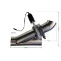 Electronic exhaust throttle 63mm with remote