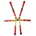 GT2I Pro Single Seater Harness 6-Point Red FIA Approved 8853-2016 up to 2029