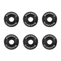 Mishimoto MMFW-SM-6BK Fender Washer Kit Small 6pcs Black