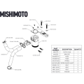 Mishimoto MMBCC-F80-15CBE Catch Can Öl Auffangbehälter mit Leitblech für BMW F80 M3/M4 15–20