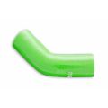 Silicone elbow 45' 22mm Green