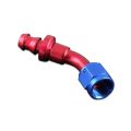 AN6 push-on 45' fitting Red