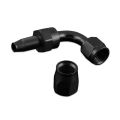 Swivel 90' AN4 fitting Black