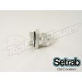 Setrab aluminum oil cooler fitting with o-ring M22 x -10JIC (-10AN)