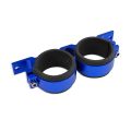 Dual fuel pump mounting bracket 60MM Blue