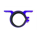 Einzelne Kraftstoffpumpenhalterung 60mm Blau