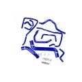 Silicone cooling system hose kit for Subaru Impreza WRX 08-11
