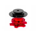 JRspec steering wheel quick release hub Red