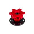 JRspec steering wheel quick release hub Red
