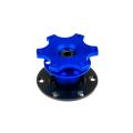 JRspec steering wheel quick release hub Blau
