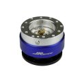 JRspec steering wheel quick release hub Blau