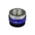 JRspec steering wheel quick release hub Blau