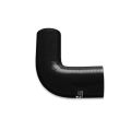Silicone reducer elbow 90' 38/41mm Black