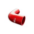 Silicone Reducer elbow 90' 51/63mm Red