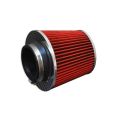 Cone air filter - diameter 102mm Red