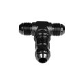 TEE BULKHEAD MALE/MALE/MALE AN10 Black