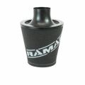 Universal Neck Black Large Aluminium Base Cone Filter Ramair JS-175-80-BK 80mm