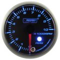 Prosport Tachometer Anzeige Stepper Motor Peak serie 52mm Blau
