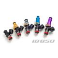 Einspritzdüse set 6 teilig Injector Dynamics 850cc/min, Lexus IS300 / SC300 2JZ-GE (N/A) / Mitsubishi 3000GT VR4 3.0T / Nissan GTR R32 R33 R34 RB26 / Toyota Supra Turbo 7M-GTE 87-92 / Supra 2JZ-GE (N/A) 93-98 / 60mm / 11mm (blue)