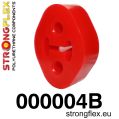 000004B: Schalldämpfer bügel 36mm Subaru Impreza GC GF-3