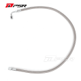 Pulsar PSR Universal Performance Turbo-Ölzufuhrleitung 4AN - 4AN 90 Grad gerade Stahl umflochten 80CM-1