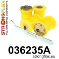 036235A: Rear trailing arm bush kit eccentric SPORT  Fits:-1