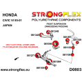 086096B: Front suspension bush kit for Honda Civic VI 1995-2000 Japan-2