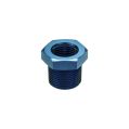 1/2 NPT Male to 1/4 NPT Female Reducer Pipe Bushing Hose Fitting Adapter Blue-1